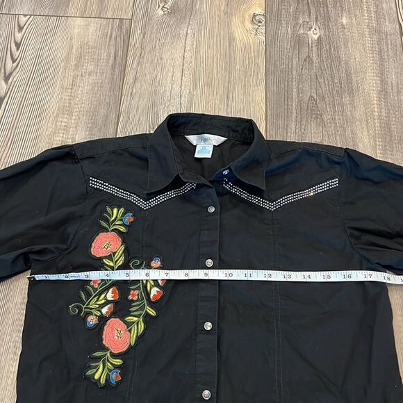 Rock 47 Western Girls Button Down Shirt - Picture 4 of 8